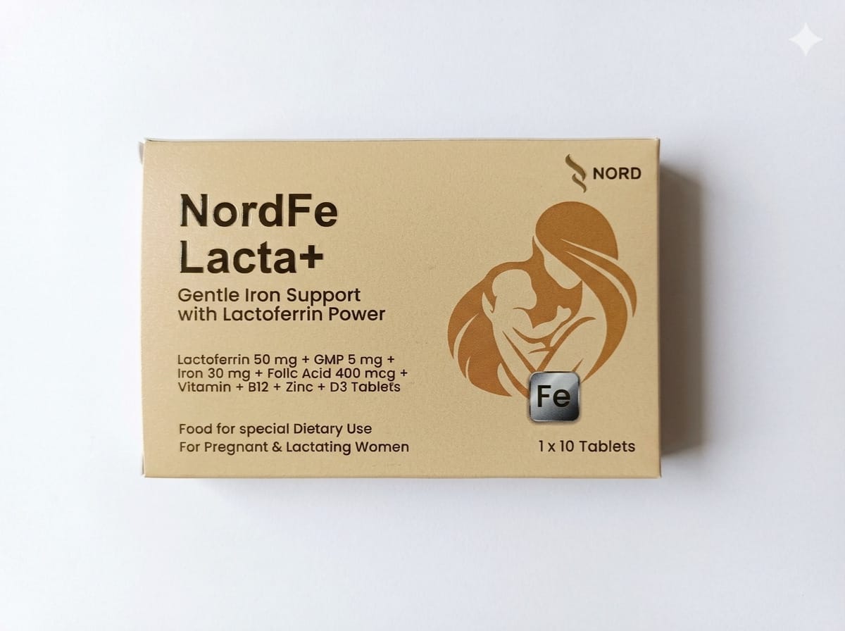 NordFe Lacta+ Iron Support Tablets